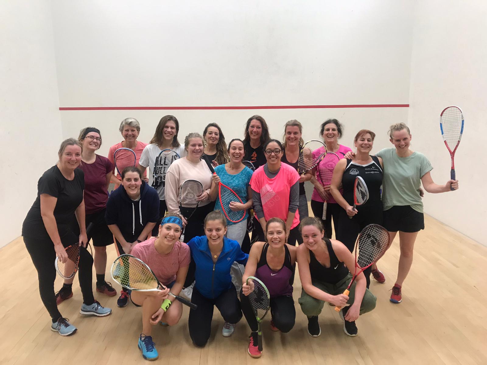 Squash Ladies Night Match & Eetcafé Thijs